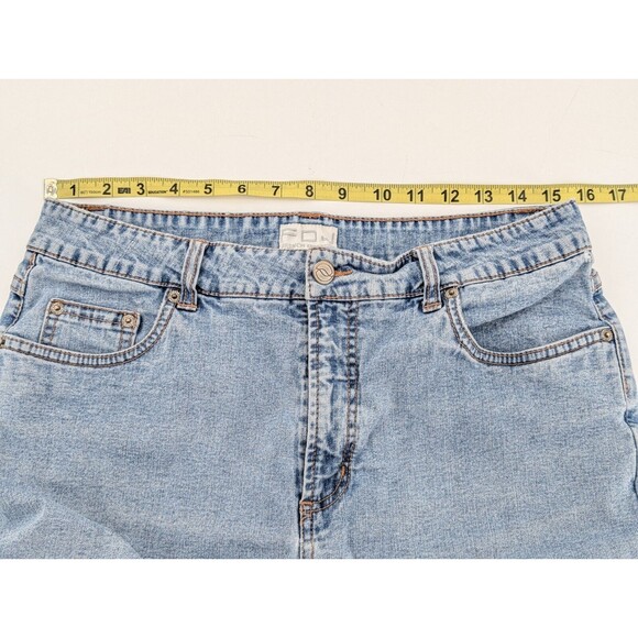 FDJ French Dressing Bootcut Blue Light Wash Stretch High Rise Jeans Size 14 - Picture 5 of 6